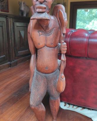 scultura legno massiccio 
