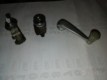 maniglia, interruttore e blocchetto per fiat 1100