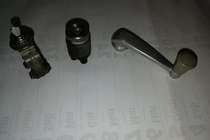 maniglia, interruttore e blocchetto per fiat 1100