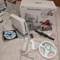 Wii con scatola Mario kart
