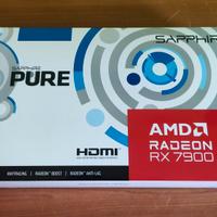 combo schede video amd radeon rx7900gre + rx6600xt
