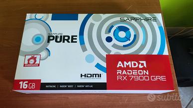 combo schede video amd radeon rx7900gre + rx6600xt