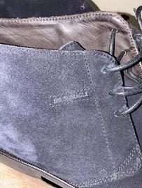 Bruno Magli polacchino blue scamosciato