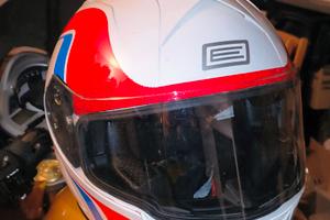 Casco integrale Origine GT bianco/rosso/bluTg L