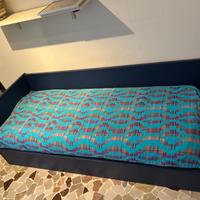 LETTO SINGOLO CON GRANDE CASSETTONE