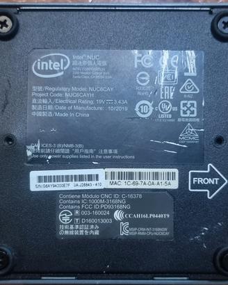 PC Intel NUC6CAY