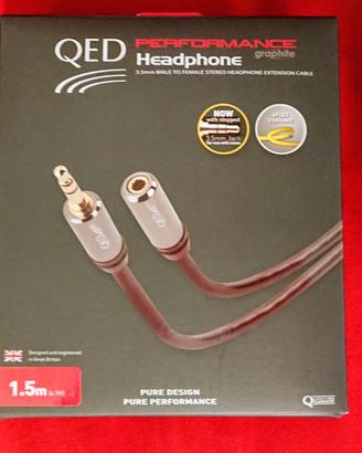 Cavo di prolunga per cuffie stereo QED Performance