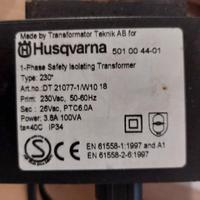 automower Husqvarna trasformatore