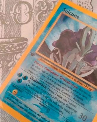 Suicune prima edizione Holo Reverse 