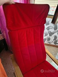 Poltrona Ikea Rossa