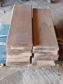 Pedate scala in legno massello 