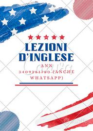 Lezioni private di inglese insegnante madrelingua