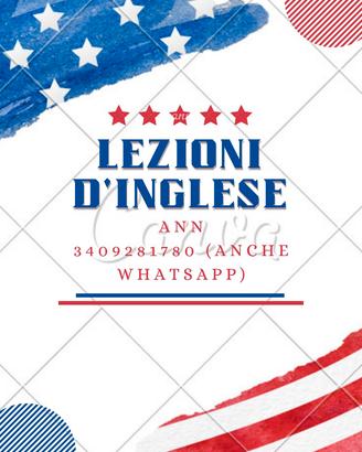 Lezioni private di inglese insegnante madrelingua