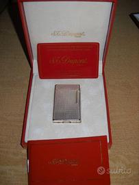 ACCENDINO S.T.DUPONT L1 GMPUNTA DIAMANTE ARGENTO