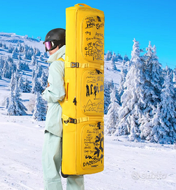 sacca snowboard impermeabile con ruote e spallacci