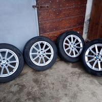 4 cerchi lega 17" originali BMW + gomme invernali