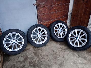 4 cerchi lega 17" originali BMW + gomme invernali