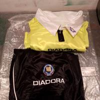 Diadora divisa arbitro 100 anni AIA FIGC, M giallo