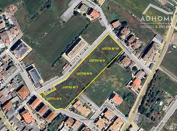 Lotti edificabili diverse dimensioni