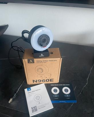 Webcam Full HD NexiGo con Ring Light LED