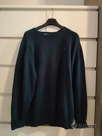 maglione uomo Kappa blu scuro cotone L