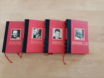 4 Libri  - De Gasperi, De Gaulle, Kennedy, Giovann