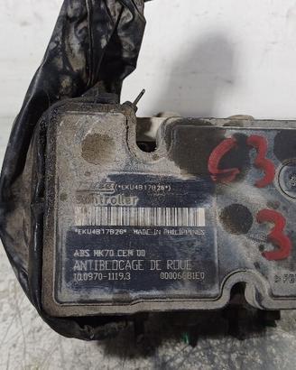 CENTRALINA ABS CITROEN C3 1° Serie 10.0970-1119.3