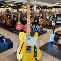 TELECASTER ASSEMBLATA GOLD SPARKLE