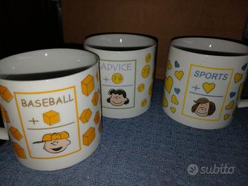 3 tazze da collezione  e colazione 