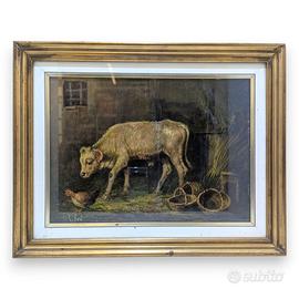 Quadro firmato E. Calvi attribuito a ERCOLE CALVI