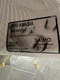 Materasso SA.MO Amasia 80x190 Memory - Nuovo