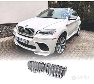GRIGLIA BMW X5 E70 07-10 X6 E71 72 08-14 CROMO NER