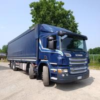 SCANIA P420 8X2 TELONATO+SPONDA 2 TON, PORTATA 20 