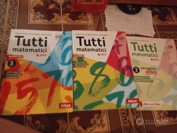 libro di matematica "tutti matematici plus 3"
