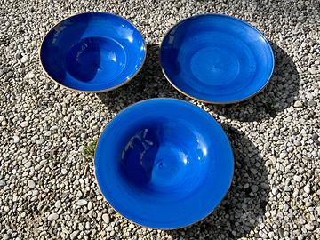 Servizio piatti color design Lubiana blu