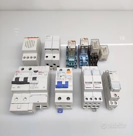 Lotto materiale elettrico AEG Abb Finder Differenz