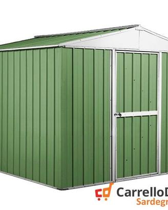 Box porta attrezzi lamiera 276x260 verde chiaro