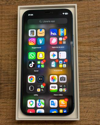 Iphone 12 blu  128GB - pari al nuovo e completo