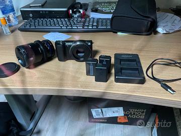 Mirrorless Sony A5000 Corpo + obiettivo Sony E 50m