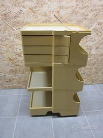 Carrellino contenitore vintage Boby Bieffeplast