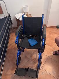 Carrozzina per disabili Wimed Millennium III blu