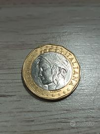 moneta da 1000 lire del 1998