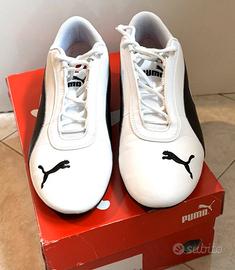 SCARPE PUMA WHITE-LOGO FERRARI TG 42.5 (UK 8.5)