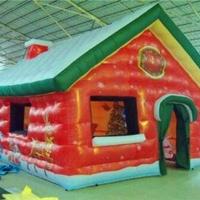 Gonfiabile Casa di Babbo Natale per feste