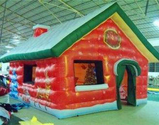 Gonfiabile Casa di Babbo Natale per feste