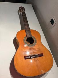 chitarra vintage H. Aldaz in legno d'acero 