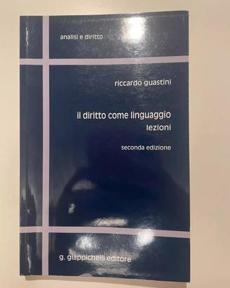 IL DIRITTO COME LINGUAGGIO - RICCARDO GUASTINI