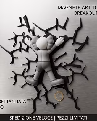 Magnete Calamita Frigo Art Toy 3D Design Pop Art