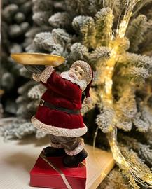 Babbo natale decorativo con vassoio