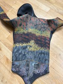 Giacca muta 7 mm Tecnoblu mimetica